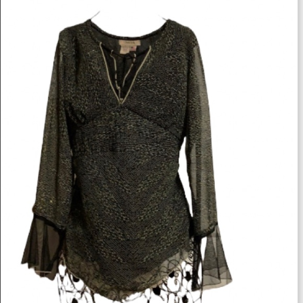 HELLO DOLLY BLOUSE Sz M